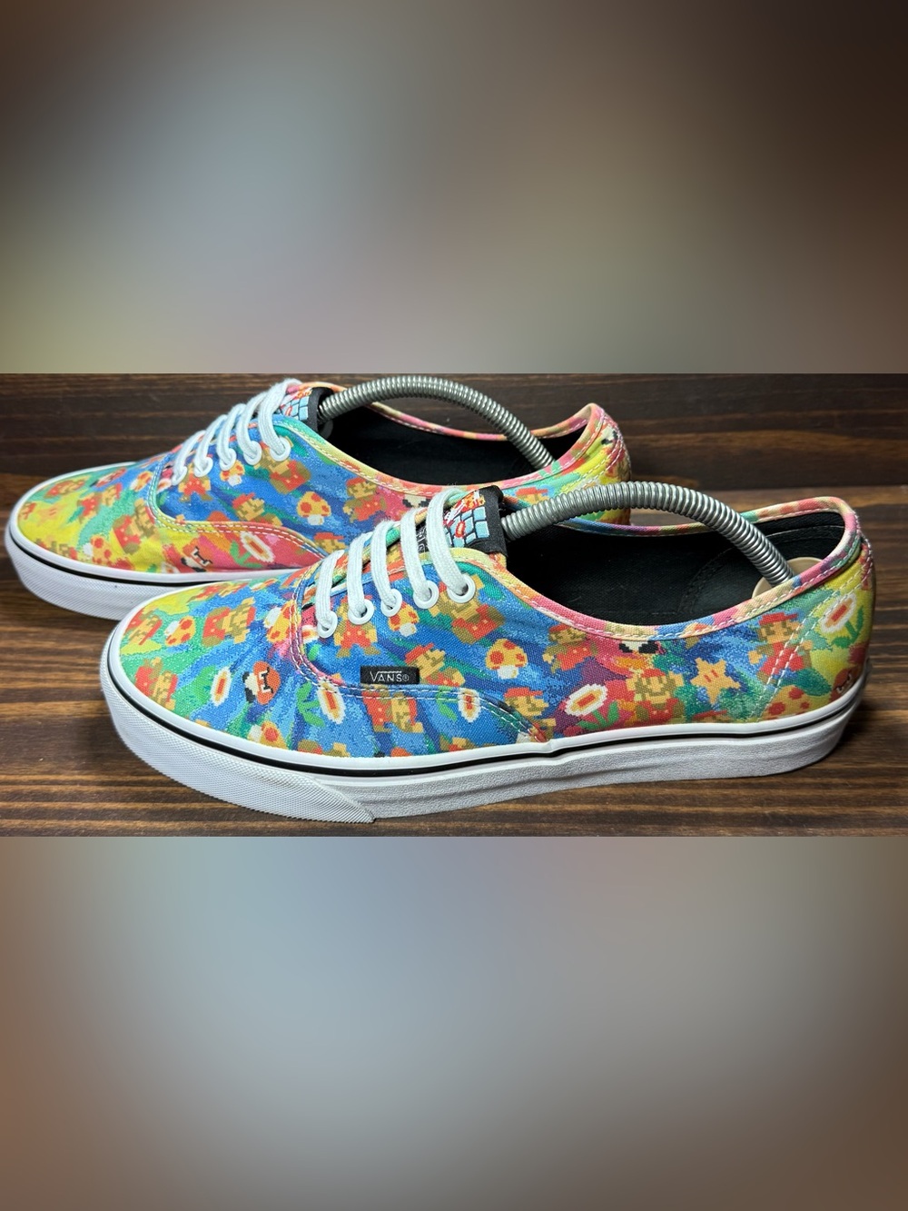 Vans Nintendo Super Mario Bros Men’s Size 10.5 Shoes Game Over Multi Color